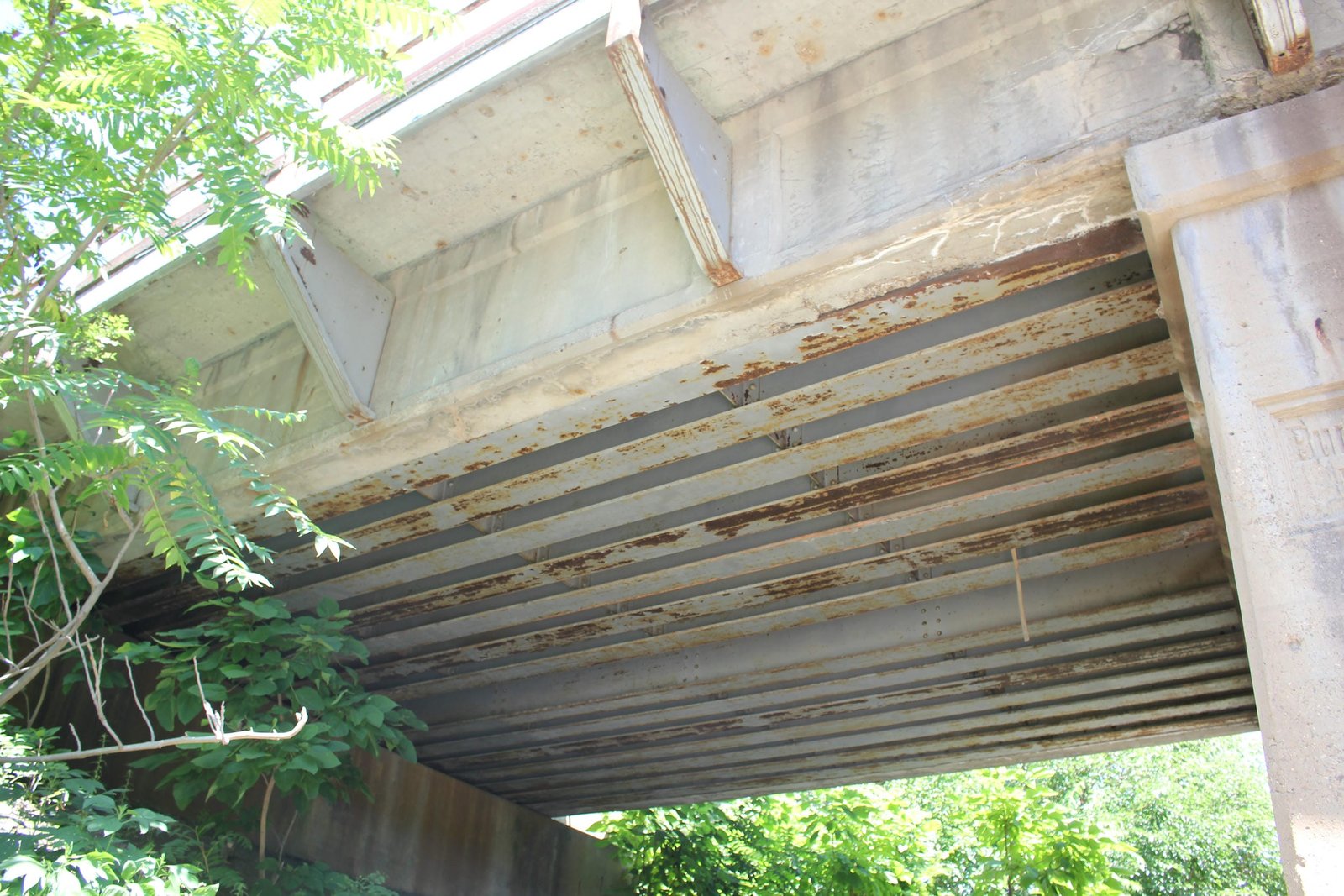 Under north span